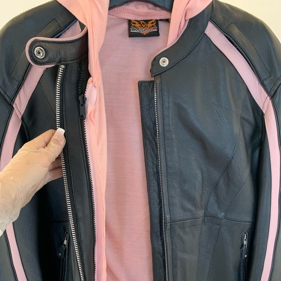 Leather moto jacket - Picture 2 of 3